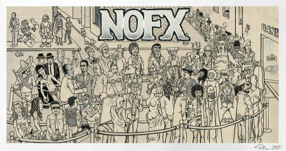 NOFX (The Longest Line) 30th Anniversary 22 Sites | PosterDrops.com